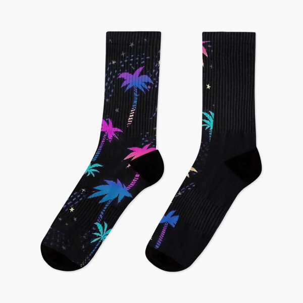 Item preview, 80s and 90s Retro Synthwave Palm Tree Pattern Graphic 	 designed and sold by hhsbybvxb82.