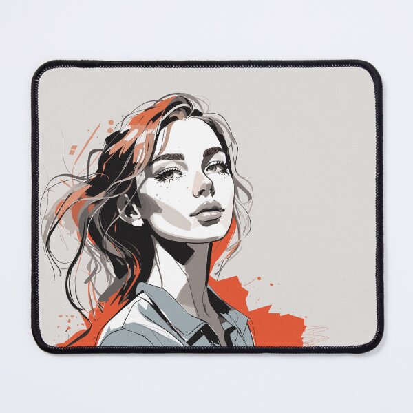 Item preview, Empowering Presence: Confident Woman Looking at You designed and sold by TrendyArtInk.