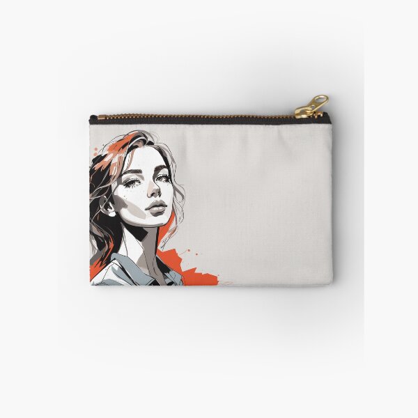 Item preview, Empowering Presence:  Confident Woman Looking at You designed and sold by TrendyArtInk.