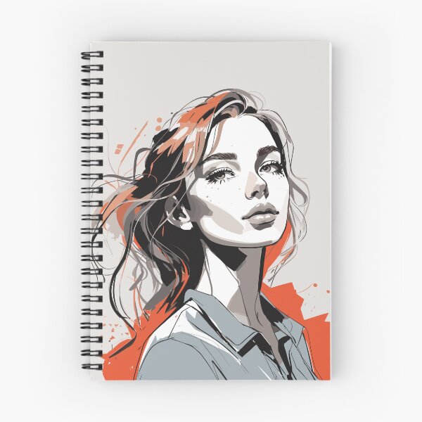 Item preview, Empowering Presence:  Confident Woman Looking at You designed and sold by TrendyArtInk.