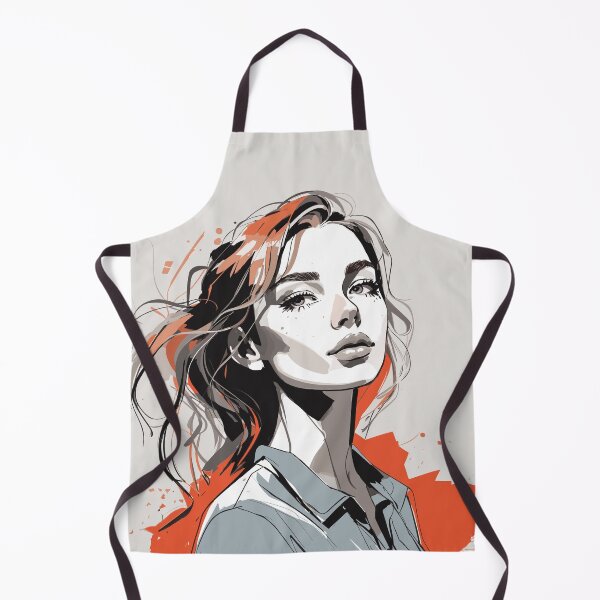 Item preview, Empowering Presence: Confident Woman Looking at You designed and sold by TrendyArtInk.