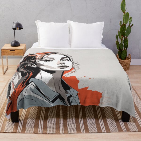 Item preview, Empowering Presence:  Confident Woman Looking at You designed and sold by TrendyArtInk.