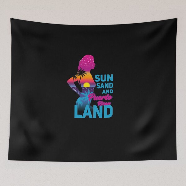 Item preview, Sun, sand and Puerto Rican Land - Puerto Rico Flag Gift designed and sold by obedtheartist.
