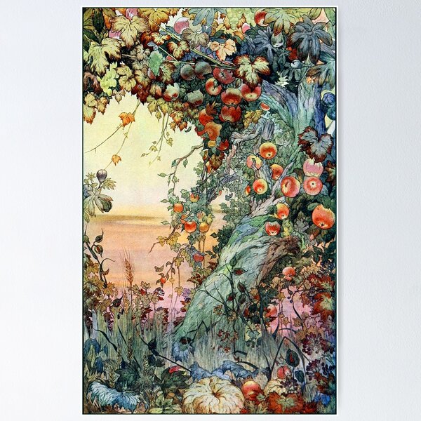 Item preview, The Fruits of the Earth - Edward J. Detmold designed and sold by forgottenbeauty.