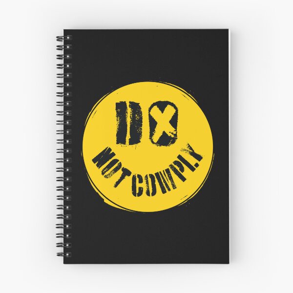 Item preview, DO NOT COMPLY Defiant Delight: Embrace Your Uniqueness with a Smile That Wont Comply Yellow Version  designed and sold by pelagio.