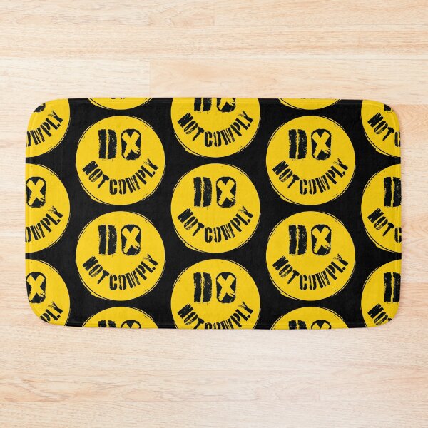 Item preview, DO NOT COMPLY Defiant Delight: Embrace Your Uniqueness with a Smile That Wont Comply Yellow Version  designed and sold by pelagio.
