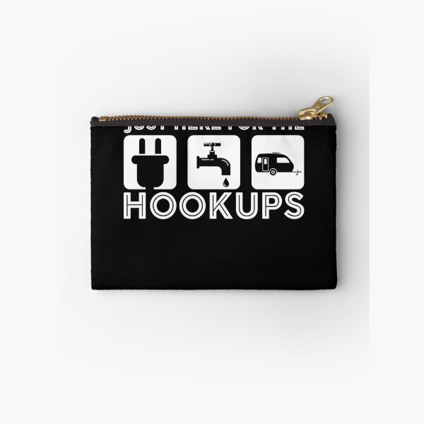 Item preview, Just Here For the Hookups RV Camper Trailer Men's Camping Gear designed and sold by DynamicDesign.