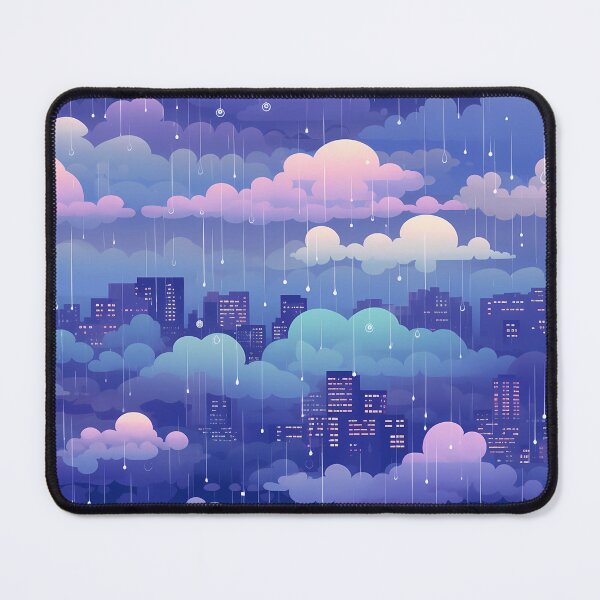 Item preview, Rainy Moody Lofi City Pattern designed and sold by christiangates.