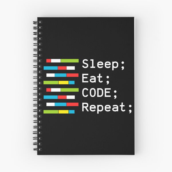 Item preview, Sleep, Eat, CODE, repeat designed and sold by Sam0418.