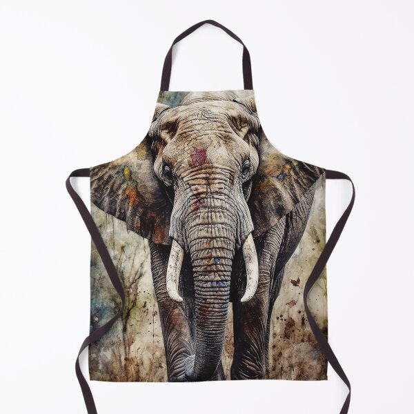 Item preview, Abstract Elephant Painting. AI generated Illustration. designed and sold by svetlanna.