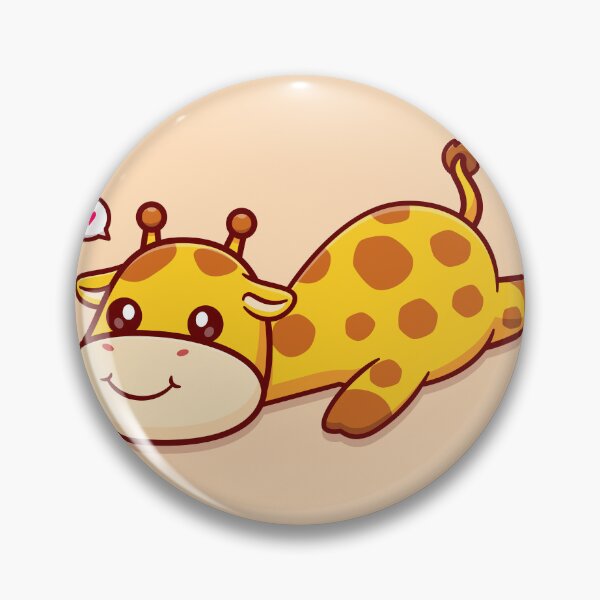 Item preview,  Cute Giraffe Relaxing Cartoon Vector Icon designed and sold by hjian8219.