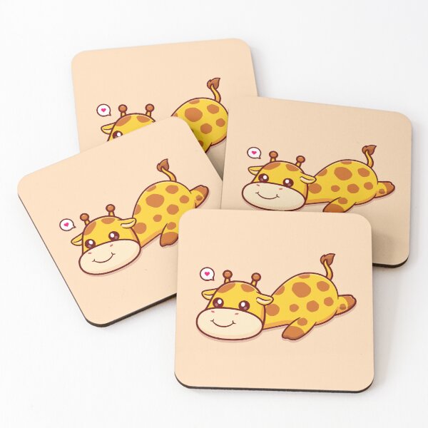 Item preview,  Cute Giraffe Relaxing Cartoon Vector Icon designed and sold by hjian8219.