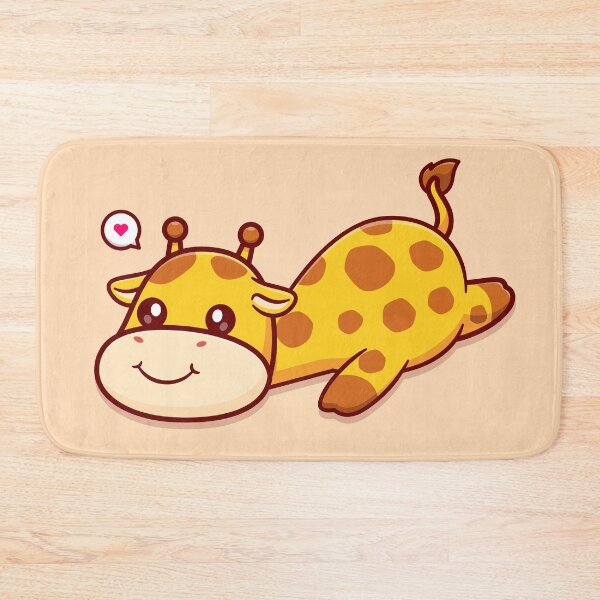 Item preview,  Cute Giraffe Relaxing Cartoon Vector Icon designed and sold by hjian8219.