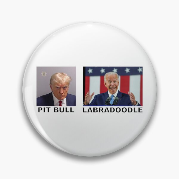 Item preview, Donald Trump Pit Bull Joe Biden Labradoodle designed and sold by Electricitees.
