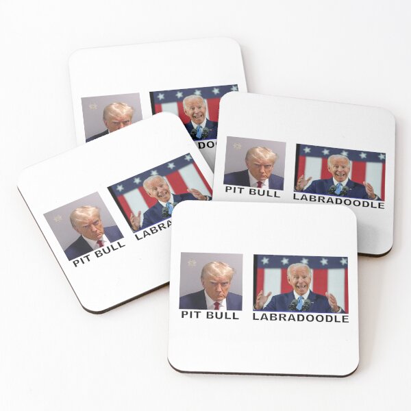 Item preview, Donald Trump Pit Bull Joe Biden Labradoodle designed and sold by Electricitees.