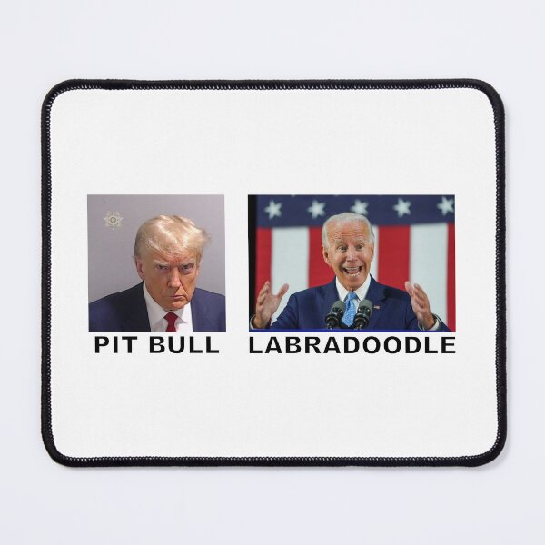 Item preview, Donald Trump Pit Bull Joe Biden Labradoodle designed and sold by Electricitees.