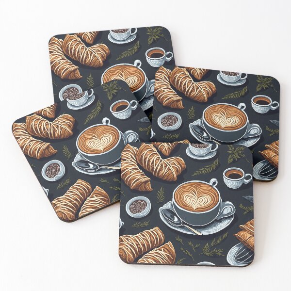 Item preview, Coffee and Croissant designed and sold by Art Intelligence.