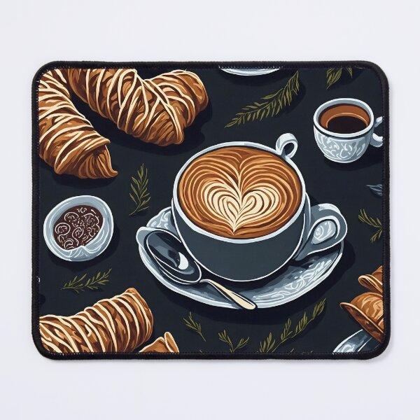 Item preview, Coffee and Croissant designed and sold by Art Intelligence.