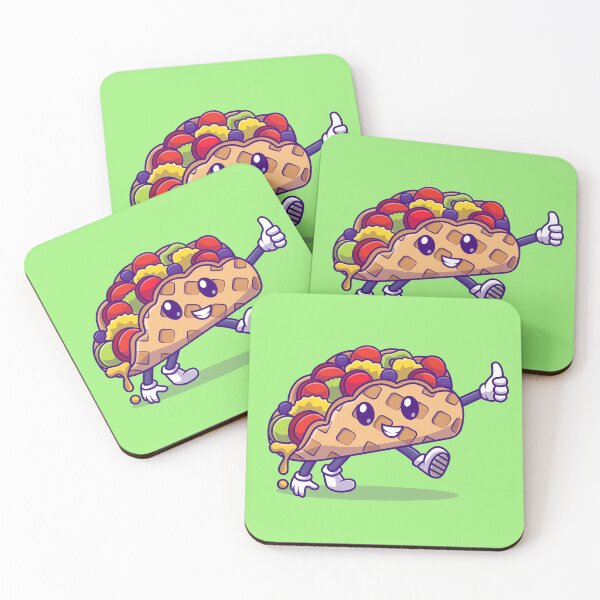 Item preview, Cute Taco with Thumbs Up Cartoon Vector Icon designed and sold by hjian8219.