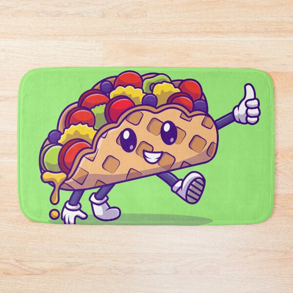 Item preview, Cute Taco with Thumbs Up Cartoon Vector Icon designed and sold by hjian8219.