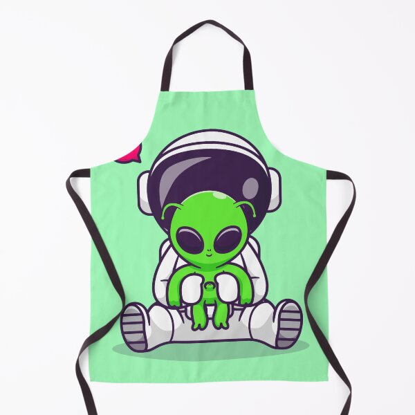 Item preview, Cute Astronaut with Baby Alien Cartoon Vector Icon designed and sold by hjian8219.