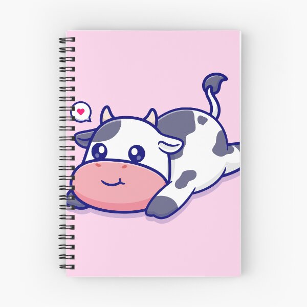 Item preview, Cute Cow Lying Down Cartoon Vector Icon designed and sold by hjian8219.