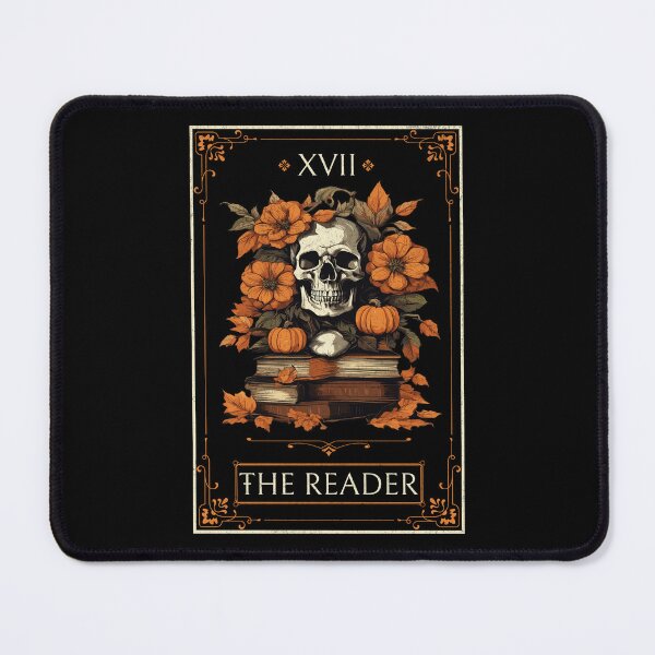 Item preview, The Reader - Vintage Halloween Tarot Skeleton designed and sold by Hugo Bloke.