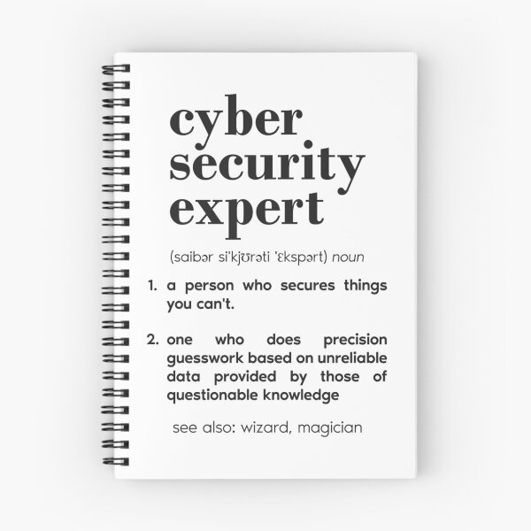 Item preview, Cyber security expert definition   	 designed and sold by heopsqmmmr93.