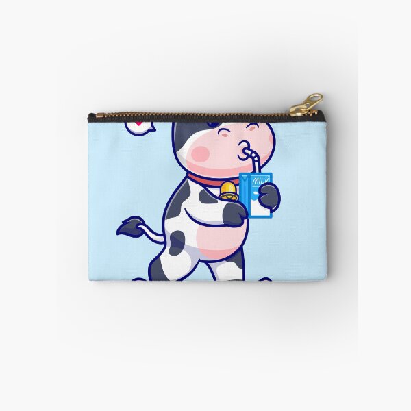Item preview, Cute Cow Skateboarding with a Milk Carton Cartoon Vector Icon designed and sold by hjian8219.