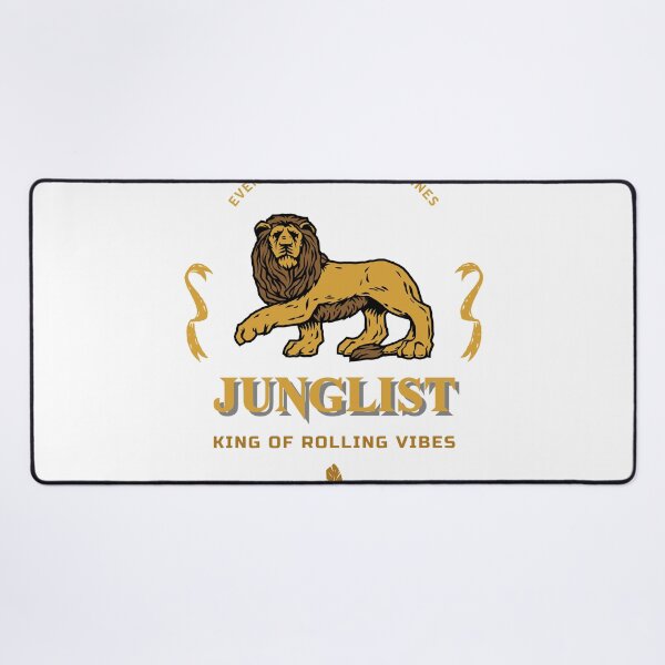 Item preview, lion Junglist Raver DJ DNB Drum N Bass King Rollers EDM designed and sold by Ravermonkey.