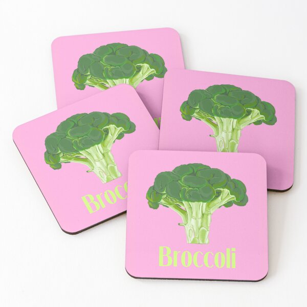 Item preview, BROCCOLI with pink ground designed and sold by SeptemberMarket.