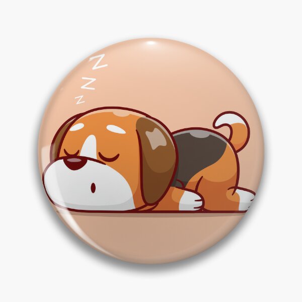 Item preview,  Cute Sleeping Dog Cartoon Vector Icon designed and sold by hjian8219.