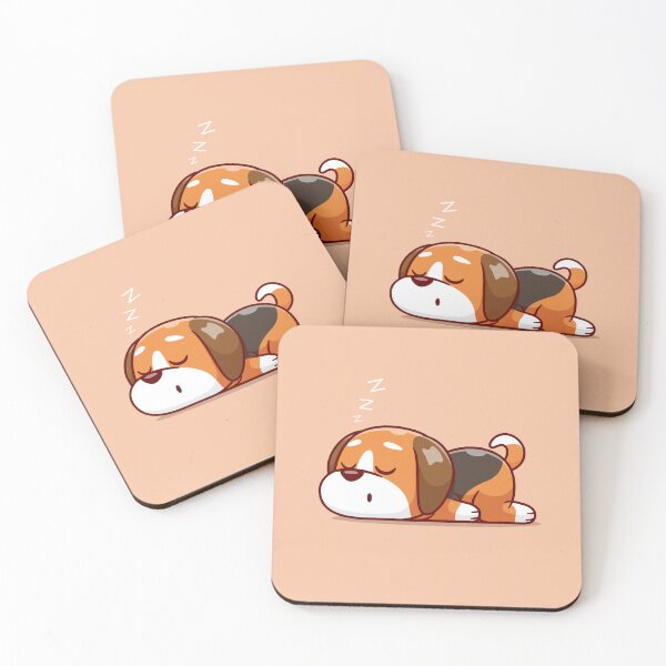 Item preview,  Cute Sleeping Dog Cartoon Vector Icon designed and sold by hjian8219.