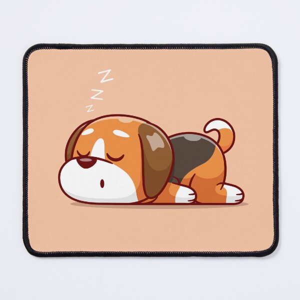 Item preview,  Cute Sleeping Dog Cartoon Vector Icon designed and sold by hjian8219.