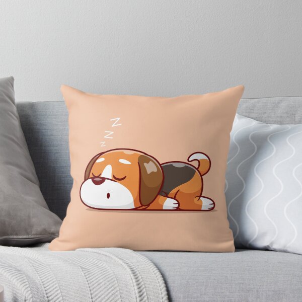 Item preview,  Cute Sleeping Dog Cartoon Vector Icon designed and sold by hjian8219.