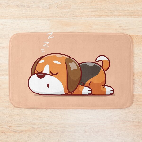 Item preview,  Cute Sleeping Dog Cartoon Vector Icon designed and sold by hjian8219.