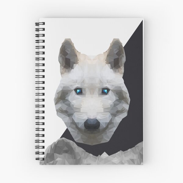 Item preview, Low Poly White Wolf Design designed and sold by David E. Martinez.