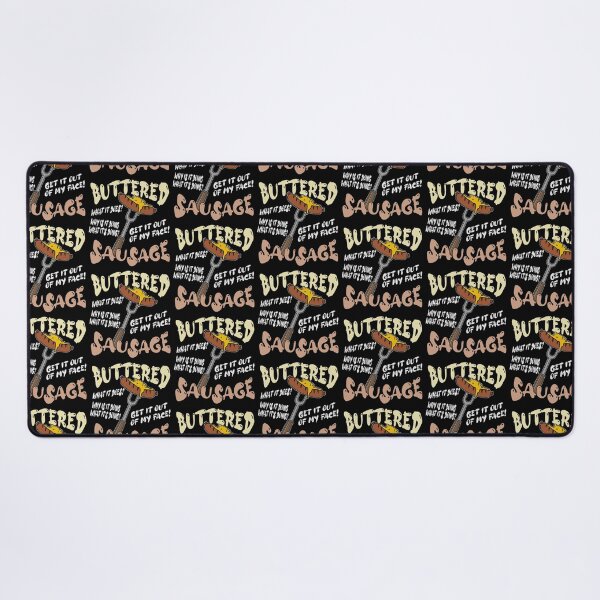 Item preview, Funny buttered sausage meme design designed and sold by J-KAP.