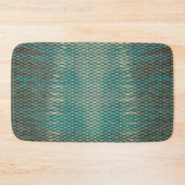Item preview, Teal and Brown Mermaid Scales designed and sold by SeaMonstress.