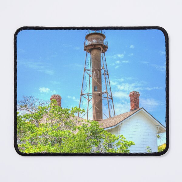 Item preview, Sanibel Island Light or Point Ybel Light on Lighthouse Beach Park Sanibel Florida designed and sold by BradKnorrArt.