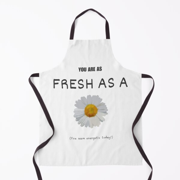 Item preview, As fresh as a daisy idiom (dark grey) designed and sold by Idioms4u.