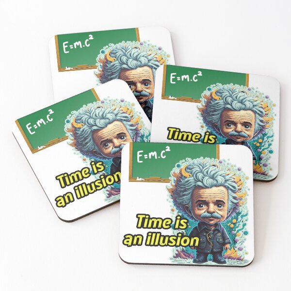 Item preview, TIME IS AN ILLUSION ICONIC PHRASE designed and sold by playback63.