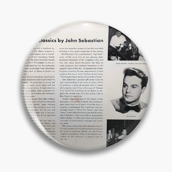 Item preview,  1940's John Sebastian Classical Harmonica Bach 78 RPM ALBUM inner Folder designed and sold by Vintaged.