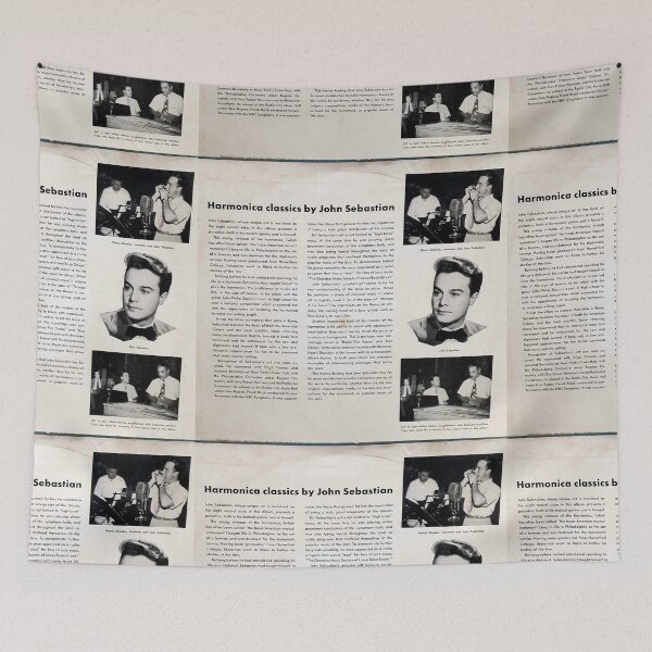 Item preview,  1940's John Sebastian Classical Harmonica Bach 78 RPM ALBUM inner Folder designed and sold by Vintaged.