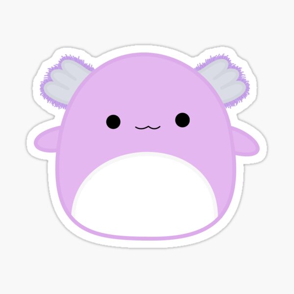 Axolotl Squish Sticker Pack | Cute | Stationary | Gift | Laptop | Notebook  | Plush | Squish Squad | Squishmallows | Stickers