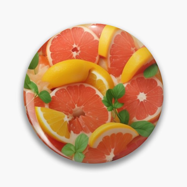 Item preview, Cartoon Citrus Splash: Vibrant Grapefruit Magic designed and sold by FemmeFlair.