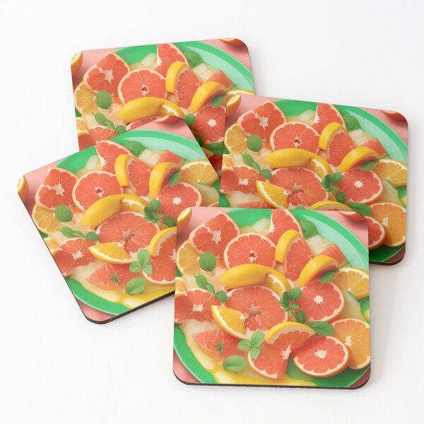 Item preview, Cartoon Citrus Splash: Vibrant Grapefruit Magic designed and sold by FemmeFlair.