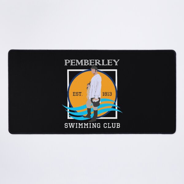 Item preview, Pemberley Swimming Club Est. 1813 - Pride and Prejudice WHITE  	 designed and sold by qubcatjyr67.