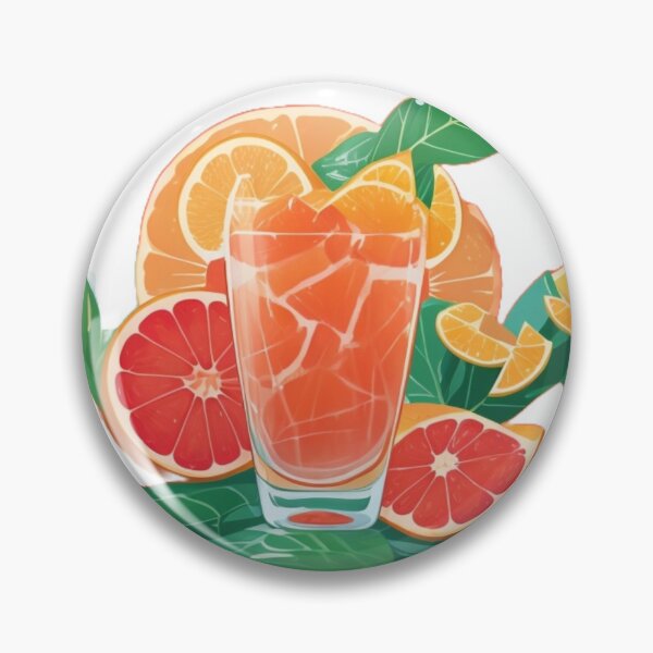 Item preview, "Refreshing Grapefruit Fiesta: Bold Cartoon Delight" designed and sold by FemmeFlair.