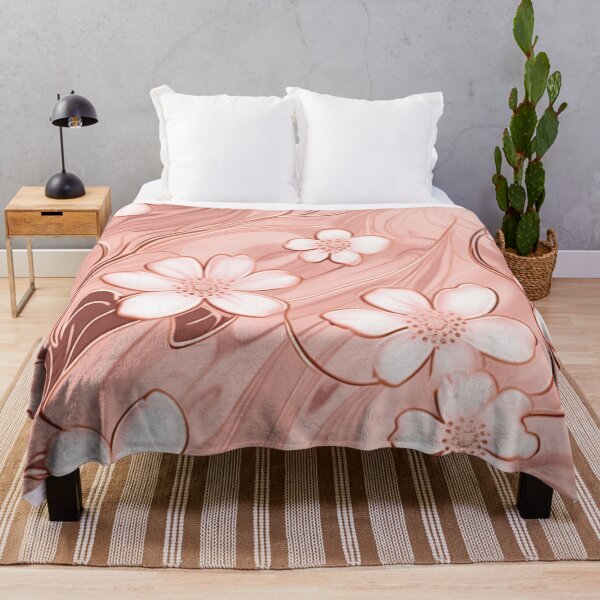 Item preview, Rose Gold-Marble Flower Design designed and sold by BirdsnStuff.